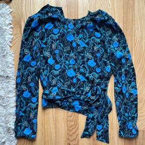 Who What Wear long sleeved floral top